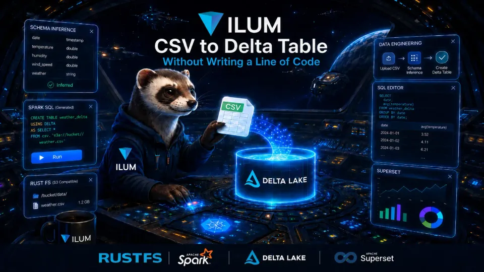 CSV to Delta Table Without Writing a Line of Code