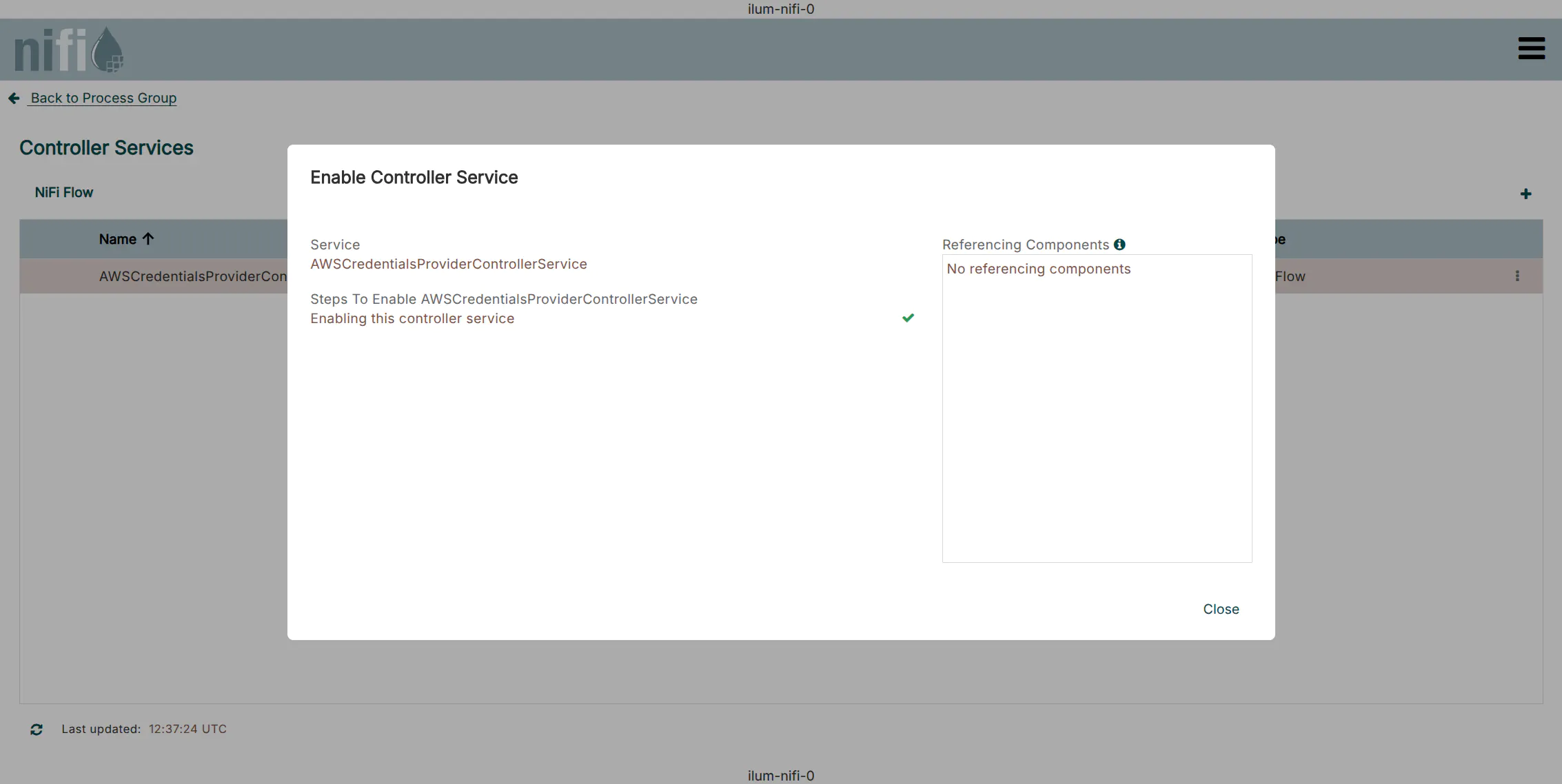 Enabling the credentials provider