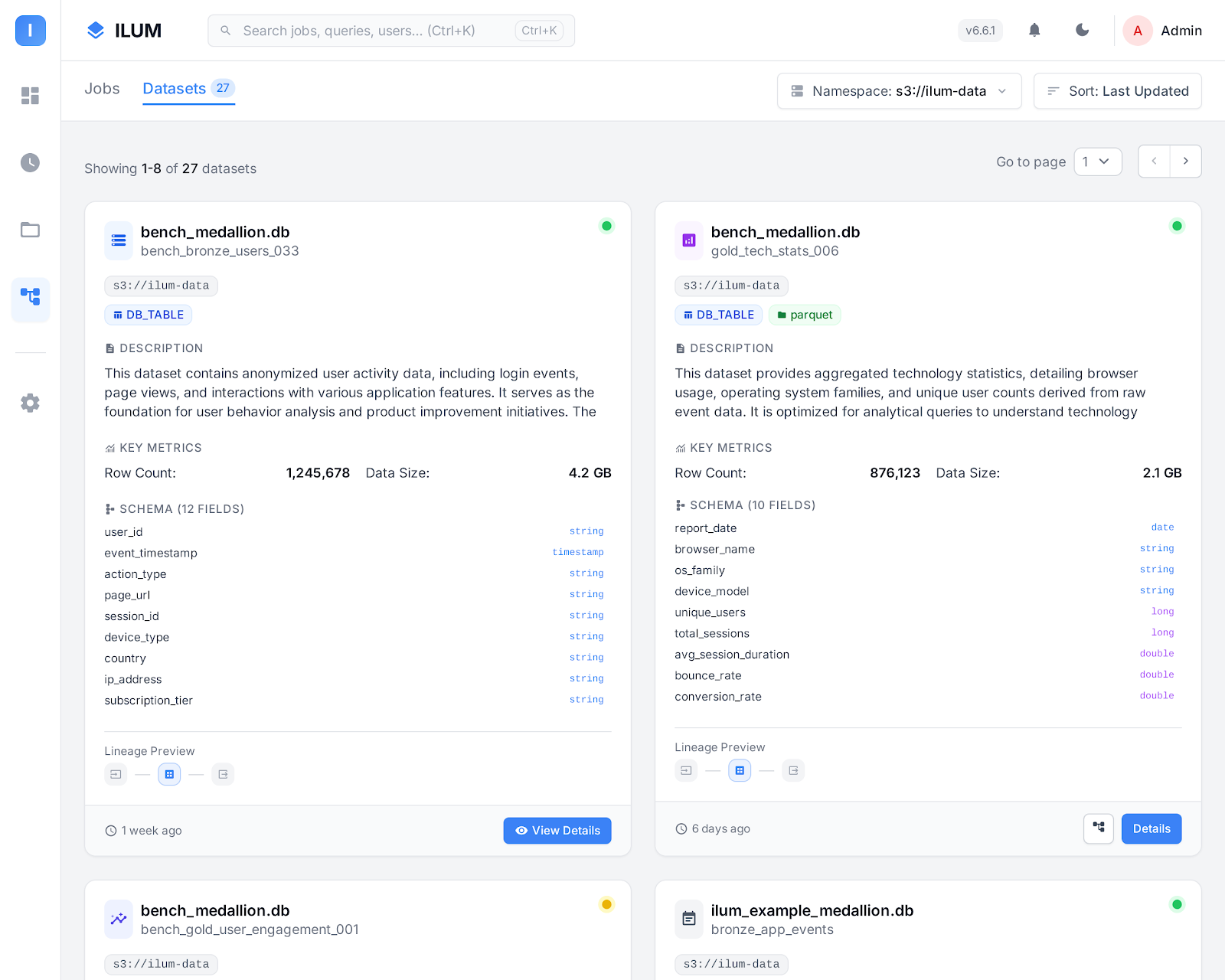 Hive Catalog Interface