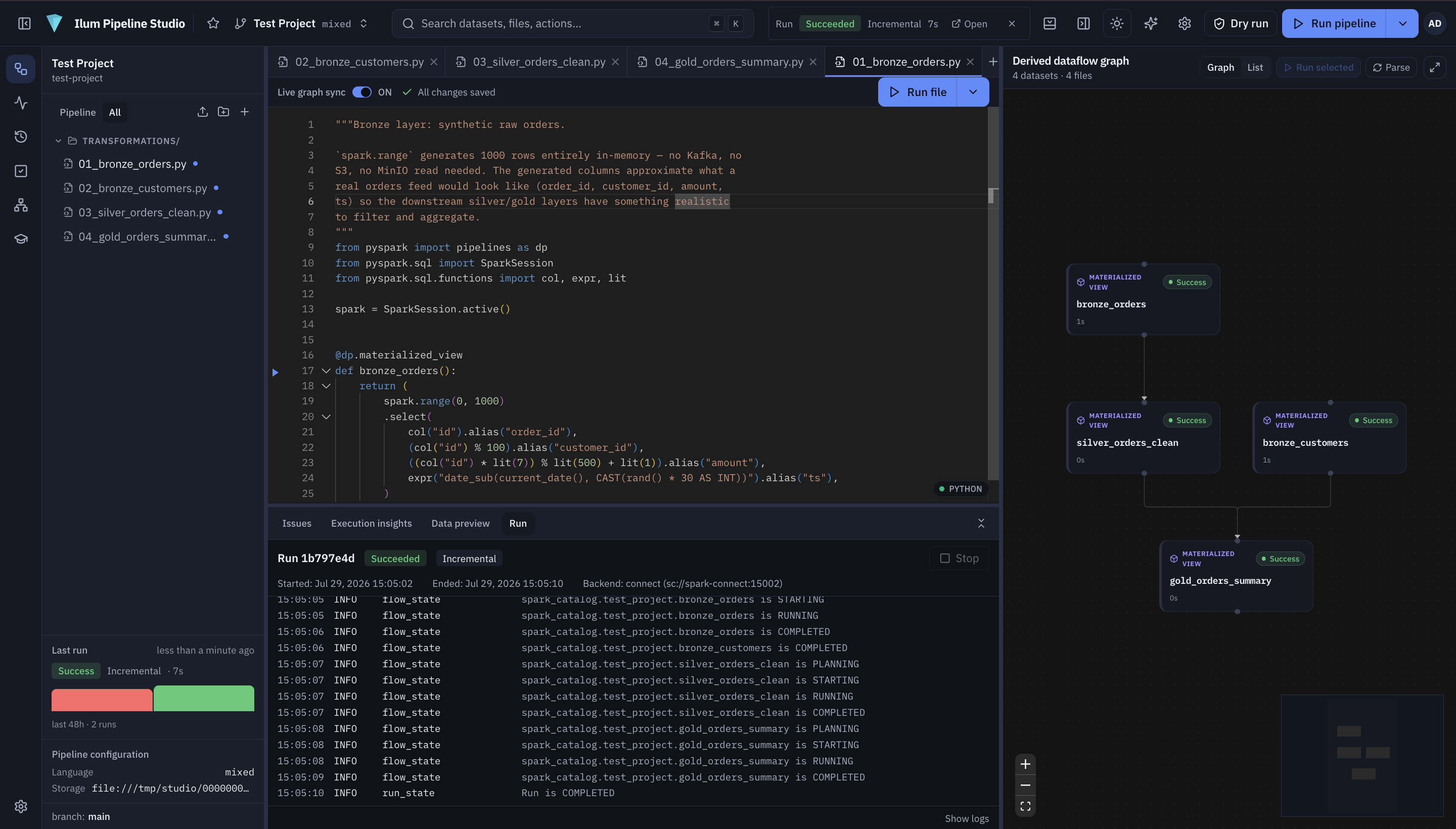 Running Pipeline